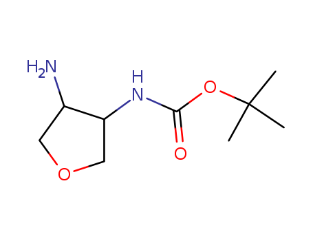(4-aminotetrahydrofuran-3-yl)carbamic acid tert-butyl ester