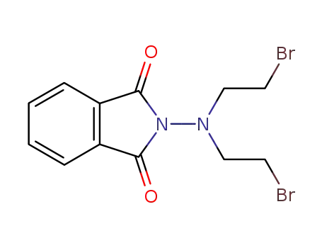 Molecular Structure of 78265-92-6 (2-[bis(2-bromoethyl)amino]-1H-isoindole-1,3(2H)-dione)