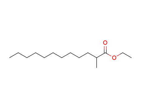 Molecular Structure of 108804-68-8 (2-methyl-dodecanoic acid ethyl ester)