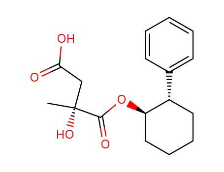 Molecular Structure of 119696-04-7 (trans-2-phenylcyclohexyl citramalate)