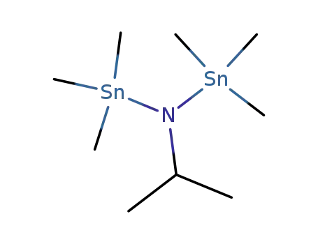 Molecular Structure of 6031-43-2 (Stannanamine, 1,1,1-trimethyl-N-(1-methylethyl)-N-(trimethylstannyl)-)