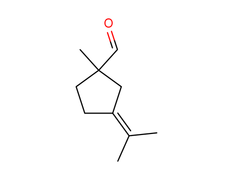 Cyclopentanecarboxaldehyde, 1-methyl-3-(1-methylethylidene)-
