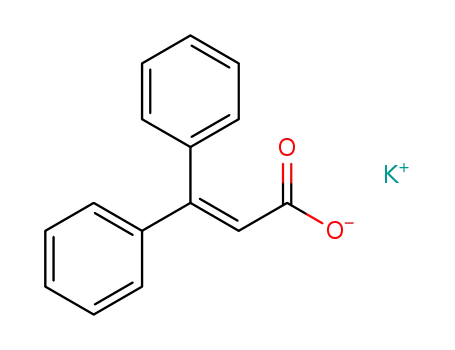 Molecular Structure of 1619921-49-1 (potassium 3,3-diphenylacrylate)