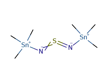 Molecular Structure of 50518-65-5 (Bis(trimethylstannyl)sulfur diimide)
