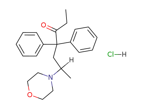 Molecular Structure of 545-91-5 (phenadoxone hydrochloride)