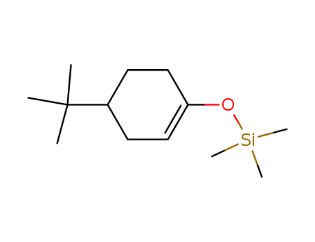 Molecular Structure of 19980-19-9 (Silane, [[4-(1,1-dimethylethyl)-1-cyclohexen-1-yl]oxy]trimethyl-)