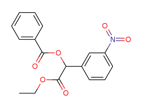 Molecular Structure of 6329-95-9 (2-ethoxy-1-(3-nitrophenyl)-2-oxoethyl benzoate)