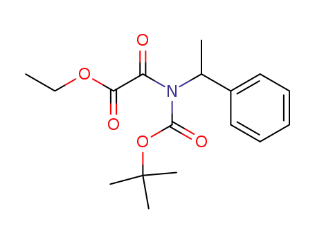 [<i>tert</i>-butoxycarbonyl-(1-phenyl-ethyl)-amino]-oxo-acetic acid ethyl ester