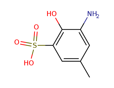 Benzenesulfonic acid,3-amino-2-hydroxy-5-methyl-