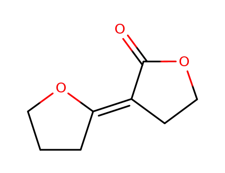 Molecular Structure of 65652-24-6 (α-(2-Tetrahydrofuranylidene)-γ-butyrolactone)