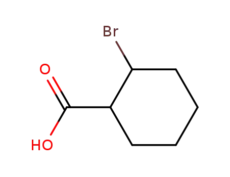 Molecular Structure of 5469-29-4 (2-bromocyclohexane-1-carboxylic acid)