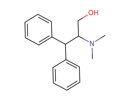 Molecular Structure of 1119277-62-1 (2-(dimethylamino)-3,3-diphenylpropan-1-ol)