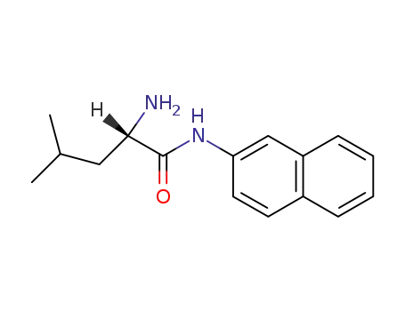 Molecular Structure of 842-94-4 (Pentanamide, 2-amino-4-methyl-N-2-naphthalenyl-)