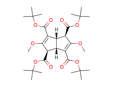 tetra-tert-butyl 3,7-dimethoxy-cis-bicyclo<3.3.0>-octa-2,6-diene-2,4,6,8-tetracarboxylate