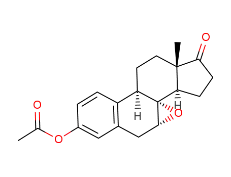 Molecular Structure of 187025-00-9 (Acetic acid (7R,8R,9R,13S,14R)-13-methyl-17-oxo-6,7,9,11,12,13,14,15,16,17-decahydro-20-oxa-cyclopropa[7,8]cyclopenta[a]phenanthren-3-yl ester)