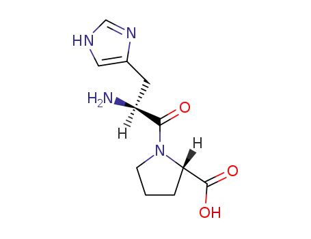 Molecular Structure of 20930-58-9 (histidylproline)
