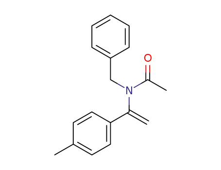 Molecular Structure of 1392296-72-8 (N-benzyl-N-(1-(p-tolyl)vinyl)acetamide)