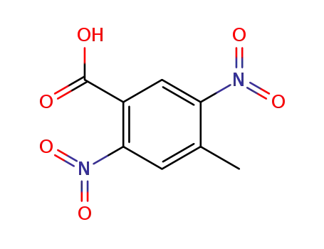 Molecular Structure of 101084-63-3 (4-methyl-2,5-dinitro-benzoic acid)