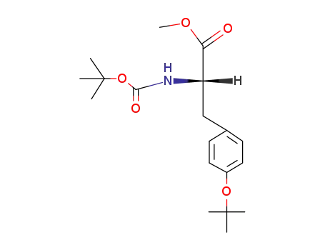 L-Tyrosine, N-[(1,1-dimethylethoxy)carbonyl]-O-(1,1-dimethylethyl)-,
methyl ester