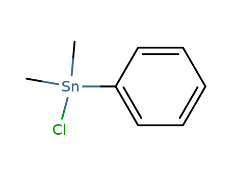 Molecular Structure of 41825-39-2 (Stannane, chlorodimethylphenyl-)