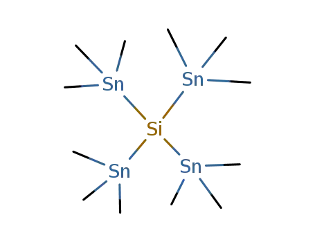 Molecular Structure of 18365-38-3 (Tetrakis-<trimethylstannyl>-silan)