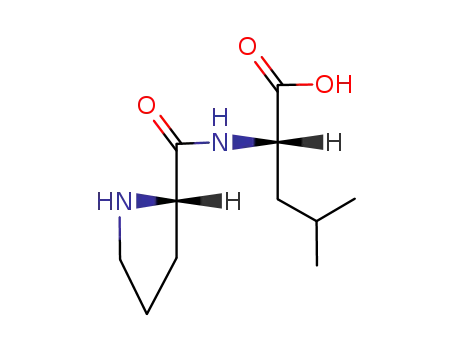 (2S)-4-methyl-2-[[(2S)-pyrrolidin-1-ium-2-carbonyl]amino]pentanoate