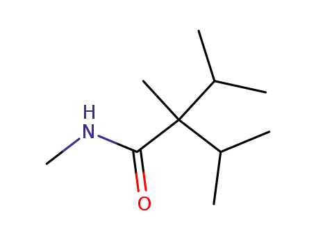 Molecular Structure of 51115-67-4 (N,2,3-Trimethyl-2-isopropylbutamide)