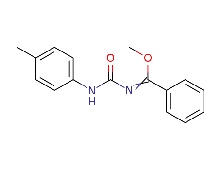 1-[1-Methoxy-1-phenyl-meth-(Z)-ylidene]-3-p-tolyl-urea