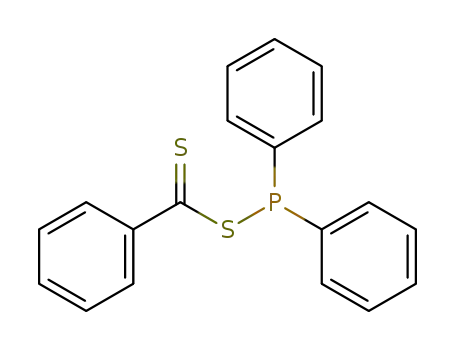 Molecular Structure of 97270-46-7 (thiobenzoyl diphenylphosphino sulfide)