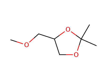 Molecular Structure of 17226-68-5 (1,3-Dioxolane, 4-(methoxymethyl)-2,2-dimethyl-)
