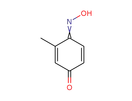 Molecular Structure of 13362-34-0 (3-methyl-1,4-benzoquinone 4-oxime)