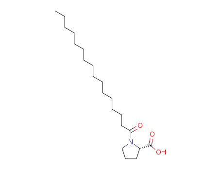Molecular Structure of 59441-32-6 (1-(1-Oxohexadecyl)-L-proline)