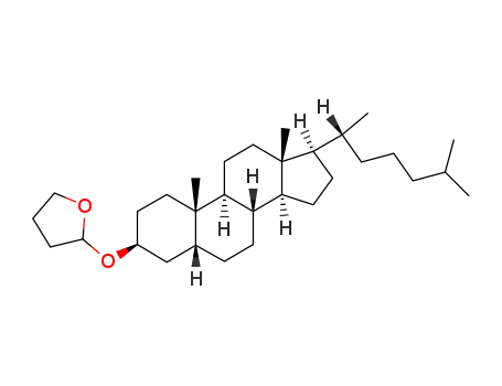 2-[(3S,5R,8R,9S,10S,13R,14S,17R)-17-((R)-1,5-Dimethyl-hexyl)-10,13-dimethyl-hexadecahydro-cyclopenta[a]phenanthren-3-yloxy]-tetrahydro-furan
