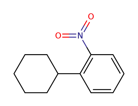 Molecular Structure of 7137-56-6 (1-Nitro-2-cyclohexylbenzene)