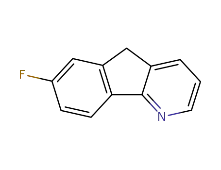 Molecular Structure of 97677-23-1 (5H-Indeno[1,2-b]pyridine, 7-fluoro-)