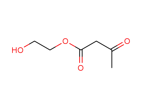 Molecular Structure of 33736-01-5 (2-Hydroxyethyl acetoacetate)