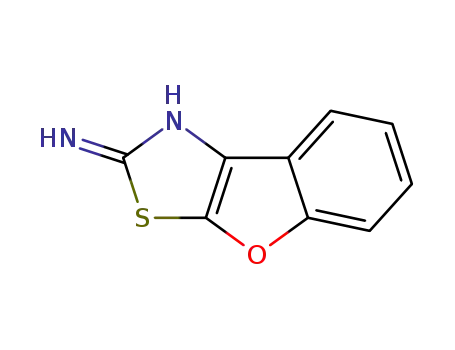 Molecular Structure of 662109-78-6 (1<i>H</i>-benzo[4,5]furo[3,2-<i>d</i>]thiazol-2-ylideneamine)