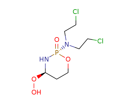 2H-1,3,2-Oxazaphosphorin-2-amine,N,N-bis(2-chloroethyl)tetrahydro-4-hydroperoxy-, 2-oxide, (2R,4R)-rel-