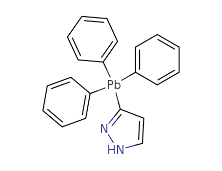 1H-Pyrazole,3-(triphenylplumbyl)-