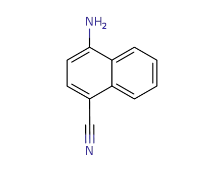 Molecular Structure of 58728-64-6 (4-AMINO-1-NAPHTHALENECARBONITRILE)