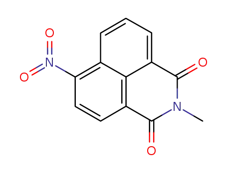 Molecular Structure of 39061-36-4 (4-nitro-N-methyl-1,8-naphthalimide)