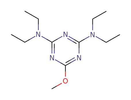 1,3,5-Triazine-2,4-diamine, N,N,N',N'-tetraethyl-6-methoxy-