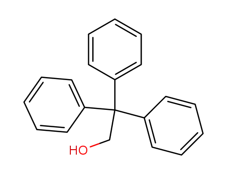Molecular Structure of 896-32-2 (2,2,2-Triphenylethyl alcohol)