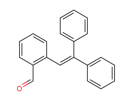 Molecular Structure of 91388-36-2 (Benzaldehyde, 2-(2,2-diphenylethenyl)-)