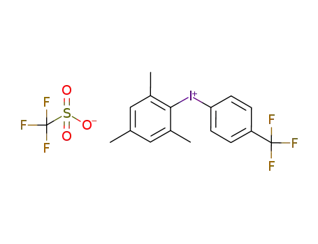 mesityl(4-(trifluoromethyl)phenyl)-λ<sup>3</sup>-iodanyl trifluoromethanesulfonate