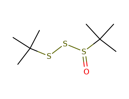 Molecular Structure of 62383-66-8 (tert-butylsulfenic tert-butylsulfinic dithioanhydride)