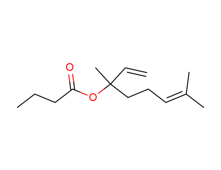 Butanoic acid, 1-ethenyl-1,5-dimethyl-4-hexenyl ester