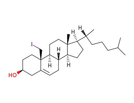 Molecular Structure of 37414-03-2 (19-IODOCHOLESTEROL)