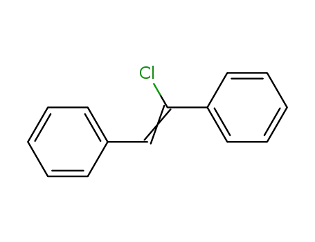 Molecular Structure of 1460-06-6 (1,2-Diphenyl-1-chloroethene)