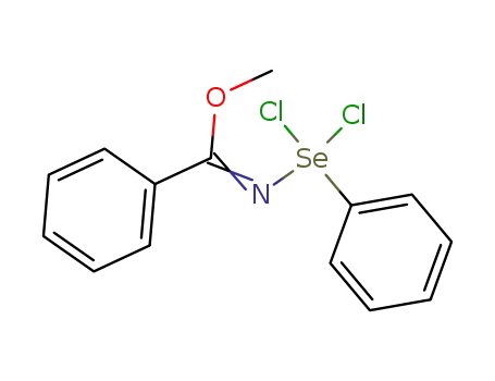 Molecular Structure of 78488-67-2 (methyl N-(phenyldichloroseleno)benzimidate)